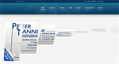 Desktop Screenshot of petertannerengineering.co.uk